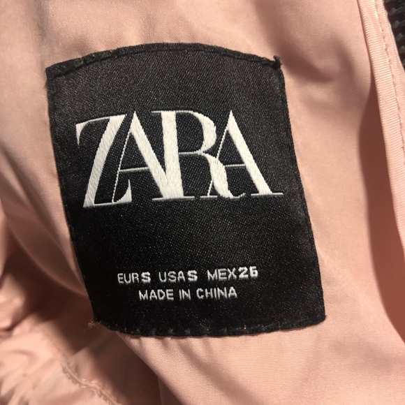 Blush Pink Light Zip Up Jacket by Zara - Picture 6 of 6